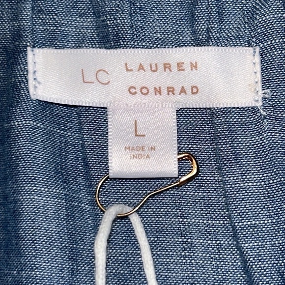 NWT Lauren Conrad Bohemian Embroidered Top Size Large - Picture 6 of 9